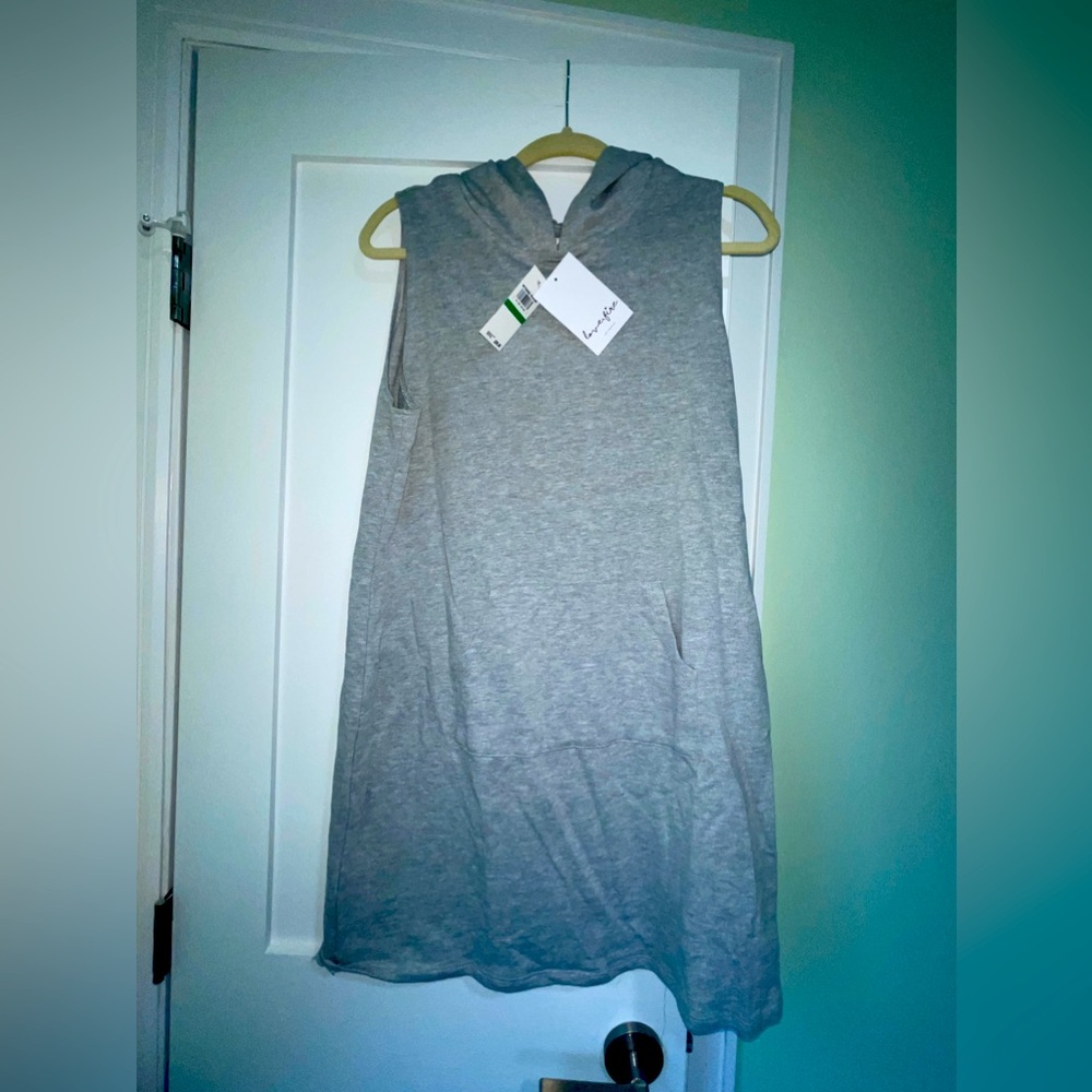 Never worn “love, fire” Heather Grey summer dress or coverup.
